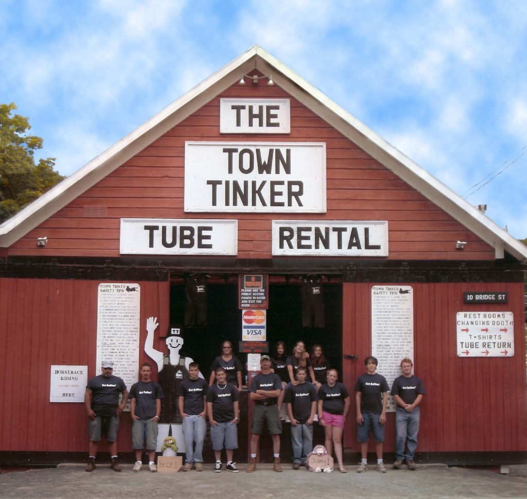 Town Tinker Tube Rental Crew Welcomes you